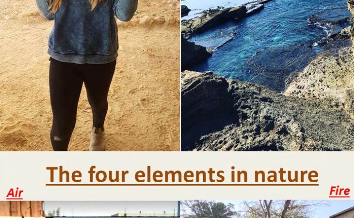 The Four Elements in Nature: